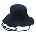 thumbnail image 4 of Mens Fisherman Brushed Cotton Twill Bucket Hat Navy Small (7-1/8), 4 of 4
