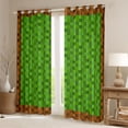 thumbnail image 2 of Feelyou Pixelate Miner Black Out Curtains, Video Gaming Curtains Pack of 2 (42x63 Each), 2 of 6