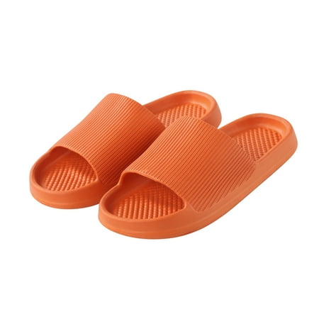 

Akiihool Platform Flip Flops for Women Women s Sandals Star Cushion Fashion Flip Flops (Orange 6)