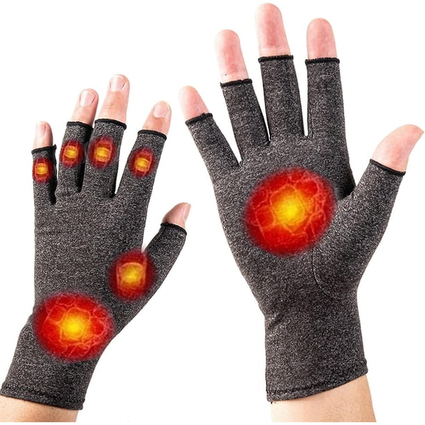 Arthritis Gloves,compression Arthritis Gloves For Pain Relief Rheumatoid Osteoarthritis And Carpal Tunnel Fingerless Gloves zhangyuxiang LED