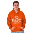 thumbnail image 5 of Colorado CO Centennial State Souvenir Hoodie Sweatshirt Women Men Brisco Brands X, 5 of 6
