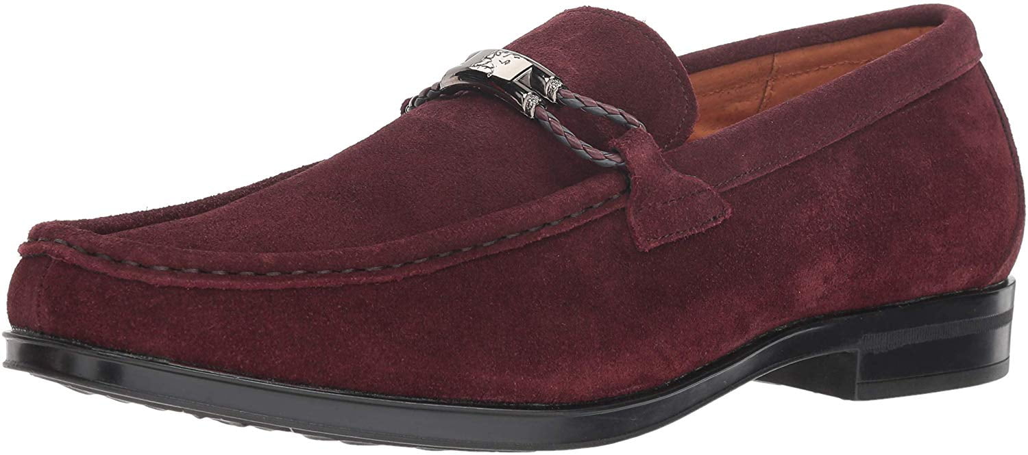oxblood penny loafers