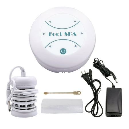 Global Care Market 1-Stage Detox & Ionic Cleanse Foot Spa with Arrays and Accessories, White