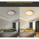 thumbnail image 3 of Plafón LED de madera 18W blanco neutro? Plafón redondo de madera? 30cm para salón, cocina, comedor, pasillo, hogar, oficina, habitación infantil [Clase energética F], 3 of 5