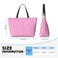 thumbnail image 4 of Fotbe Pink Bolsa de Viaje para Playa - Resistente al Agua, Bolsa Tote de Gran Capacidad y Ligera con 7 Bolsillos para Mujeres y Hombres, 4 of 7