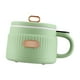 thumbnail image 5 of Olla arrocera pequeña, olla eléctrica de 1,6 L, olla para Fideos antiadherente de 110V para 1-3 personas, cocina de acampada, dormitorio de sopa Verde, 5 of 8