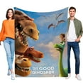 thumbnail image 2 of The Good Dinosaur Flannel Blanket Soft Bed Sofa Throw Blanket Birthday Gift, 2 of 12