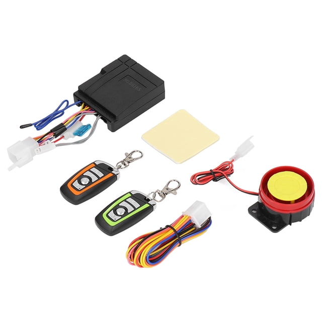 Sistema de alarma de seguridad para motocicleta de 12V, antirrobo, 2 mandos a distancia universales para vehículos todo terreno ATV