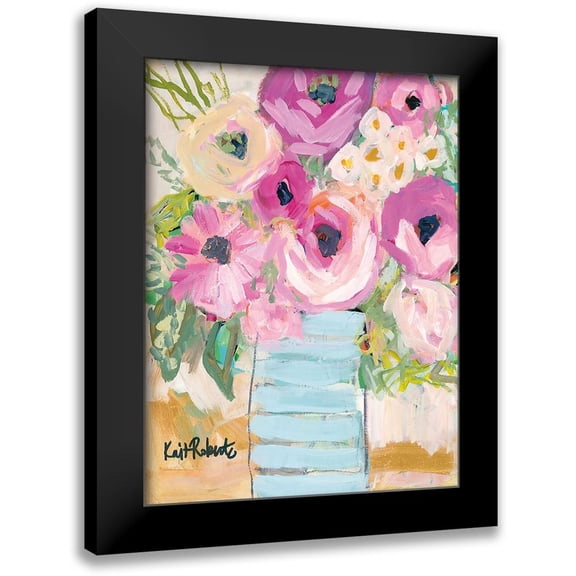 Roberts, Kait 12x14 Black Modern Framed Museum Art Print Titled - Grannys Visit