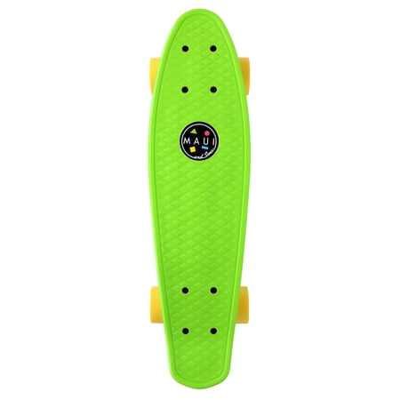 Maui and Sons 22" Retro Green Cookie Cruiser Skateboard