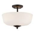 thumbnail image 1 of Designers Fountain 15006-SF-34 Darcy Semi-Mount Flottant, Bronze Huilé, 1 of 4