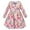 Pink, variant on BOBOGOJP Girls Midi Dress Long Sleeve Dresses Ruffled Sleeve Dresses for Fall Winter 3-14Y Navy for Size 5-6 Years