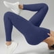 thumbnail image 4 of Pantalones de yoga para mujer, ajustados, de cintura alta, con realce de cadera, a rayas, con rosca, para uso externo., 4 of 7