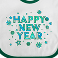 thumbnail image 4 of Inktastic Happy New Year Boys or Girls Baby Bib, 4 of 4