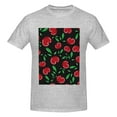 thumbnail image 4 of Bingfone Cherry Men'S Loose Fit Short-Sleeve Pocket T-Shirt, 4 of 7