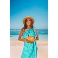thumbnail image 2 of HAPPY BAY Women's Swimwear Coverups Skirt Long Beachwear Pareos Summer Wraps Beach Vacation Sarong Beach Swim Cover ups for Women One Size Cyan, Dolphin, 2 of 5