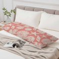 thumbnail image 6 of Coral Pink Starfish Coastal Body Pillow Cover 20 x 60 Inch Decorative Pillow Cover Shell Summer Beach Nautical Lumbar Pillowcase Seasonal Rectangle Cushion Case for Couch Sofa Bed Living Room, 6 of 9