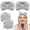 Gray, variant on 4 Pcs Microfiber Headband Spa Wristbands and Wrist Bands for Washing Face Cuffs Towel Wristbands Hair Headband Face Wash Cuffs for Women Makeup