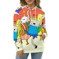 thumbnail image 7 of Adventure Time Jake The Dog Hoodie 3D Print Pullover Hooded Long Sleeve Sweatshirts Tops Blouse with Pocket for Mens Womens, 7 of 7