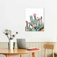 thumbnail image 3 of Acheng Canvas Wall Art for bedroom living room Canvas Prints Artwork bathroom Wall Decor Green plants Succulent cactus flower painting modern Framed Ready to hang Office Home Decor 16x20 in, 3 of 5