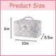 thumbnail image 2 of Bolsa de maquillaje uekeboag grande de viaje acolchada con estampado floral de algodón, 2 of 6
