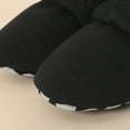 thumbnail image 5 of newwalpole Infant Baby Boy Girl Cozy Fleece Bootie Newborn Stay On Slipper Winter Warm Gripper Non-Slip Crib Shoes Black for Size 4.5, 5 of 7