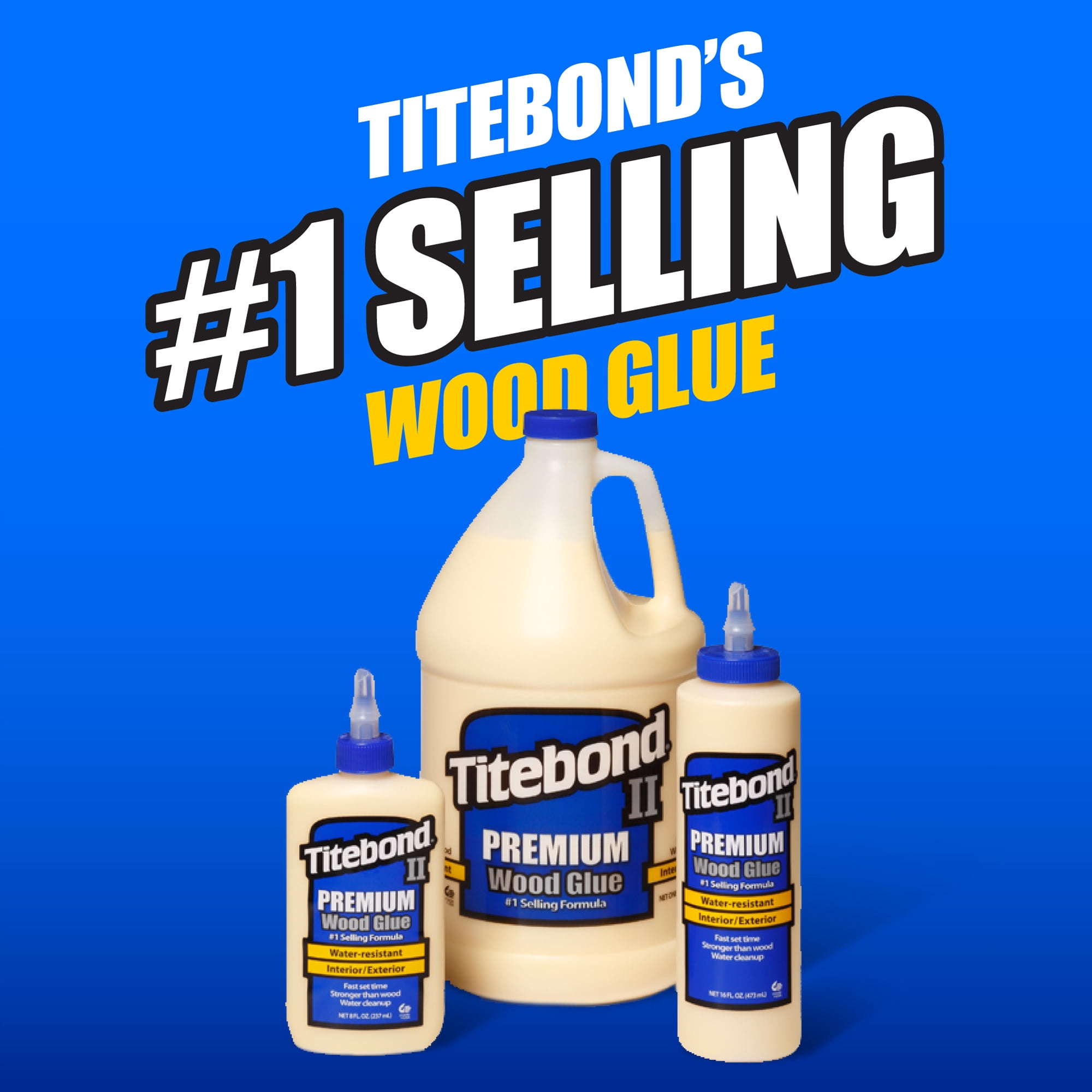 Titebond Wood Glue, 5 gal, Pail, II Premium 5007