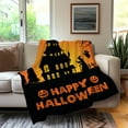 thumbnail image 2 of JML Soft Throw Blanket, Spooky Flannel Bed Blanket for Halloween, Cozy Fluffy Comfy for Sofa, Couch, Bed, Holiday Party Gifts, 50 x 60 in, 2 of 5