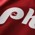 thumbnail image 4 of Youth Mitchell & Ness Lenny Dykstra Burgundy Philadelphia Phillies Cooperstown Collection Mesh Batting Practice Jersey, 4 of 7