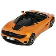 2024 McLaren 750S Spider Orange Metallic 1/18 Model Car by GT Spirit