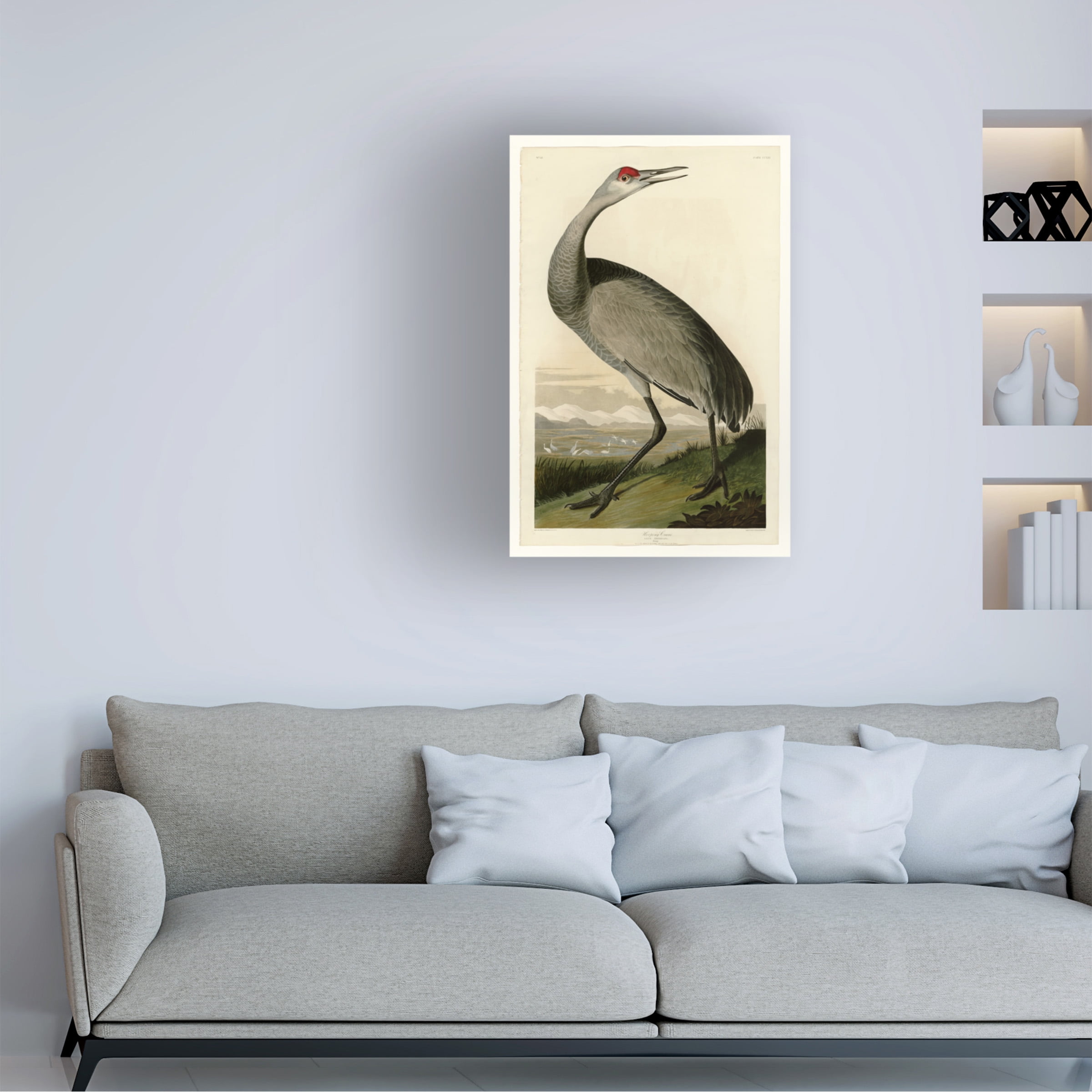 Audubon 'Whooping Craneplate 261' Canvas Art