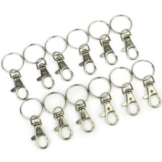 30pcs 360 Degrees Swivel Trigger Snap Hooks (Silver)