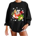 thumbnail image 1 of Sudadera holgada con estampado clásico de perro de Navidad de invierno para mujer Fridja fksj2347, 1 of 6