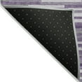 thumbnail image 3 of Addison Rugs Chantille Indoor/Outdoor Transitional Stripes Purple Washable Rectangle Rug, 1'8" x 2'6", 3 of 6