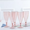 thumbnail image 5 of Champagne Flute with Outer Cup 5 Stemless plastic champagne flutes 6 OZ Capacity, Shatterproof, Reusable, BPA-free, Ideal for Home Bar, Special Occasions, 5 of 10
