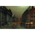 thumbnail image 2 of Louis Grimshaw 14x11 Gold Ornate Wood Frame and Double Matted Museum Art Print Titled - The Mansion House, London (1894), 2 of 4