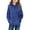 Blue, variant on Kids Girl's Fuzzy Fleece Hoodies Warm Loose Sherpa Hooded Sweatshirt Pullover With Pocket 4-14 Years