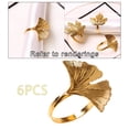 thumbnail image 4 of 6 servilleteros con forma de hoja, decorativos para restaurantes, cafeterías, bares y Halloween. Hojas de ginkgo, 4 of 9