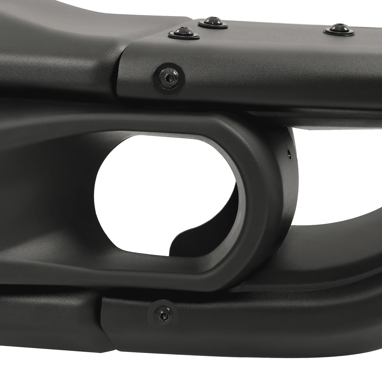 Titans Motors Front Bumper for Jeep Wrangler JK Rubicon 2007–2018 10th Anniversary Style Black Steel Front Bumper