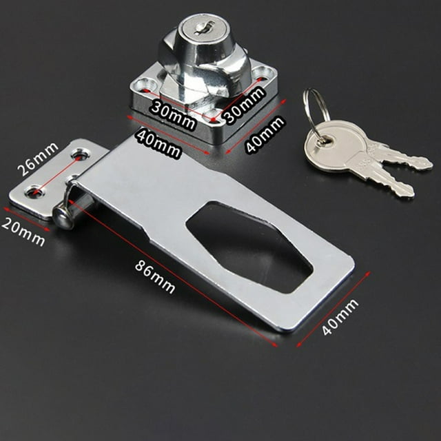 Easily Installed 90 Degree Hasp Locks to Secure Your Small Items Safely