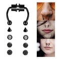 thumbnail image 3 of Anillo  Piercing falso magnético punk Regalos para hombres Mujeres Negro Hugo  Anillo de nariz falso, 3 of 10