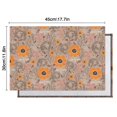 thumbnail image 5 of Pioneer Flower Floral Print Pattern Summer Placemats Table Placemats Set Of 6-Linen Kitchen Washable Placemats Table Mats 12x18 Inch Non-Slip Heat Resistant, 5 of 5