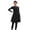 Black, variant on Wdgfv Women Modest Swimsuit Full Coverage Swimwear Hijab Swimming Swim Suit Solid Color