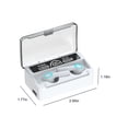 thumbnail image 3 of Bluetooth 5.2 In Ear Wireless Earbuds, Intelligent Digital Display Long Battery Life Headphones, IPX4 Waterproof Comfortable Wear for Sports Fitness Daily Use, 3 of 9