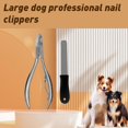 Tingzi Upgrade Wide Open Dog Nail Clippers for Large Dogs Heavy Duty