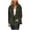 Army Green, variant on UAMVSH Fuzzy Fleece Jacket for Women Fall Outwear with Pockets Casual Long Sleeve Lapel Button down Warm Coats