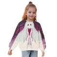 thumbnail image 5 of Mikilon Halloween Girls Tops Size 1-12 Kids Round Neck Long Sleeve Shirts Solid Color Graphic Casual Tops Fall and Winter Printed Cute Tops, 5 of 8