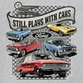 thumbnail image 3 of Still Plays With Cars Ford Falcon Unisex Hoodie 60-70s Classic Muscle Car, 3 of 7