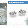 thumbnail image 4 of 8 Pcs Roues de Lave-Vaisselle Durables 165314 Remplacement de Roues de Support Inférieur pour Lave-Vaisselle et Whirlpool, 8 * Roues de Lave-Vaisselle, Gris, 4 of 8
