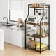 thumbnail image 4 of QinaQin Rack panadero para cocina, soporte para microondas con canasta metálica amplia y espacio de almacenamiento funcional, 4 of 8